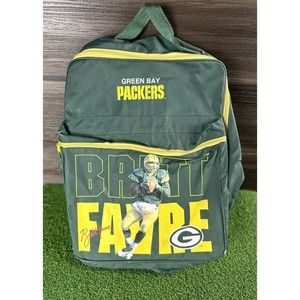 Green‎ bay Packers Brett Favre Backpack QB Club Vintage Rare NFL #4